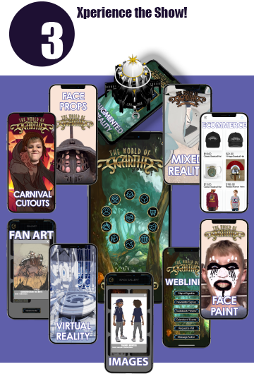 Image showing Virtual Reality, Augmented Reality, Videos, Carnival Cutouts, and other Xperience Books multimedia