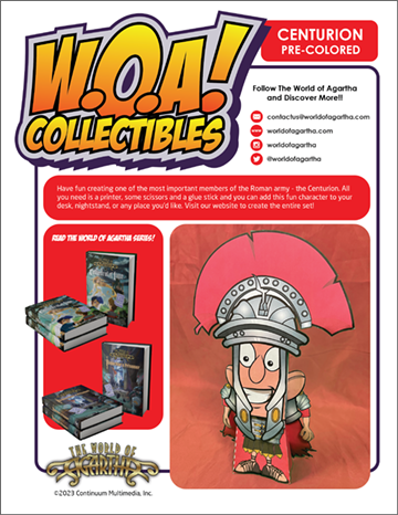 Cover of the World of Agartha Roman Centurion Craft Activity