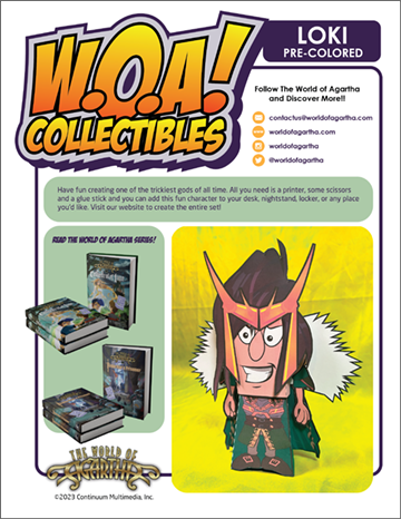 Cover of the World of Agartha Loki Craft Activity