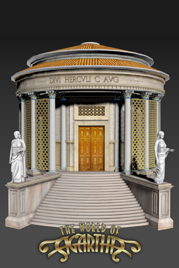 Model of the Temple of Vesta from Ancient Rome